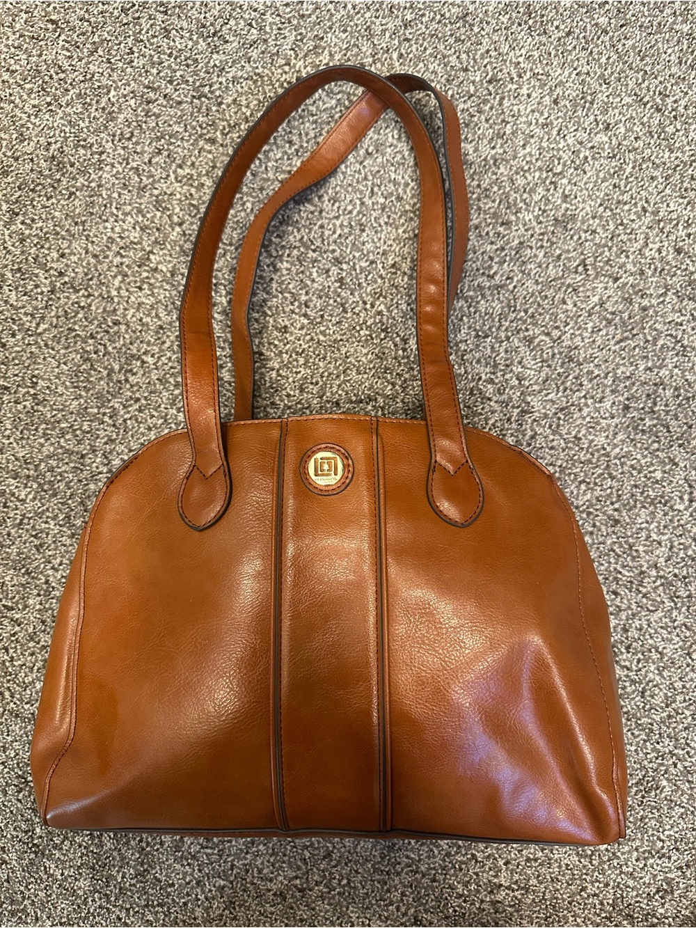 Liz Claiborne Heritage Satchel faux leather purse